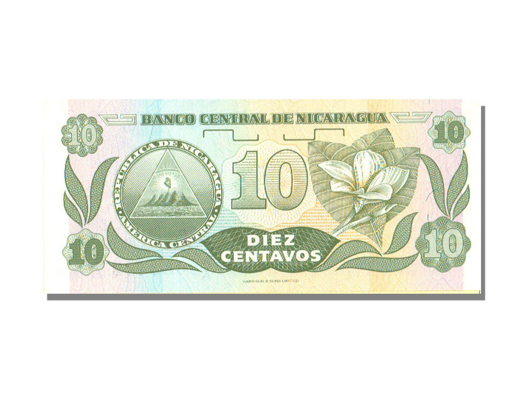 Banconote, Nicaragua, 10 Centavos, KM:169a, FDS