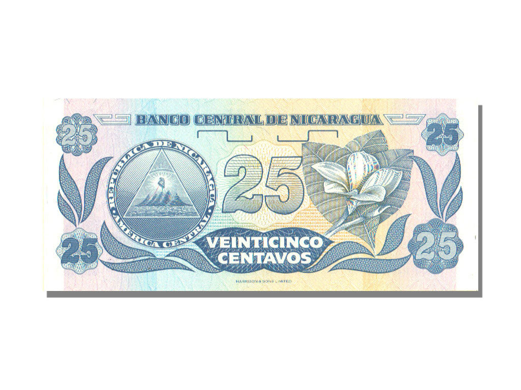 Nicaragua, 25 Centavos, KM #170a, UNC(65-70), A/A