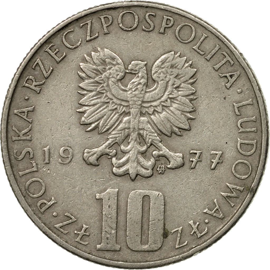 Monnaie, Pologne, 10 Zlotych, 1977, Warsaw, TB, Copper-nickel, KM:73