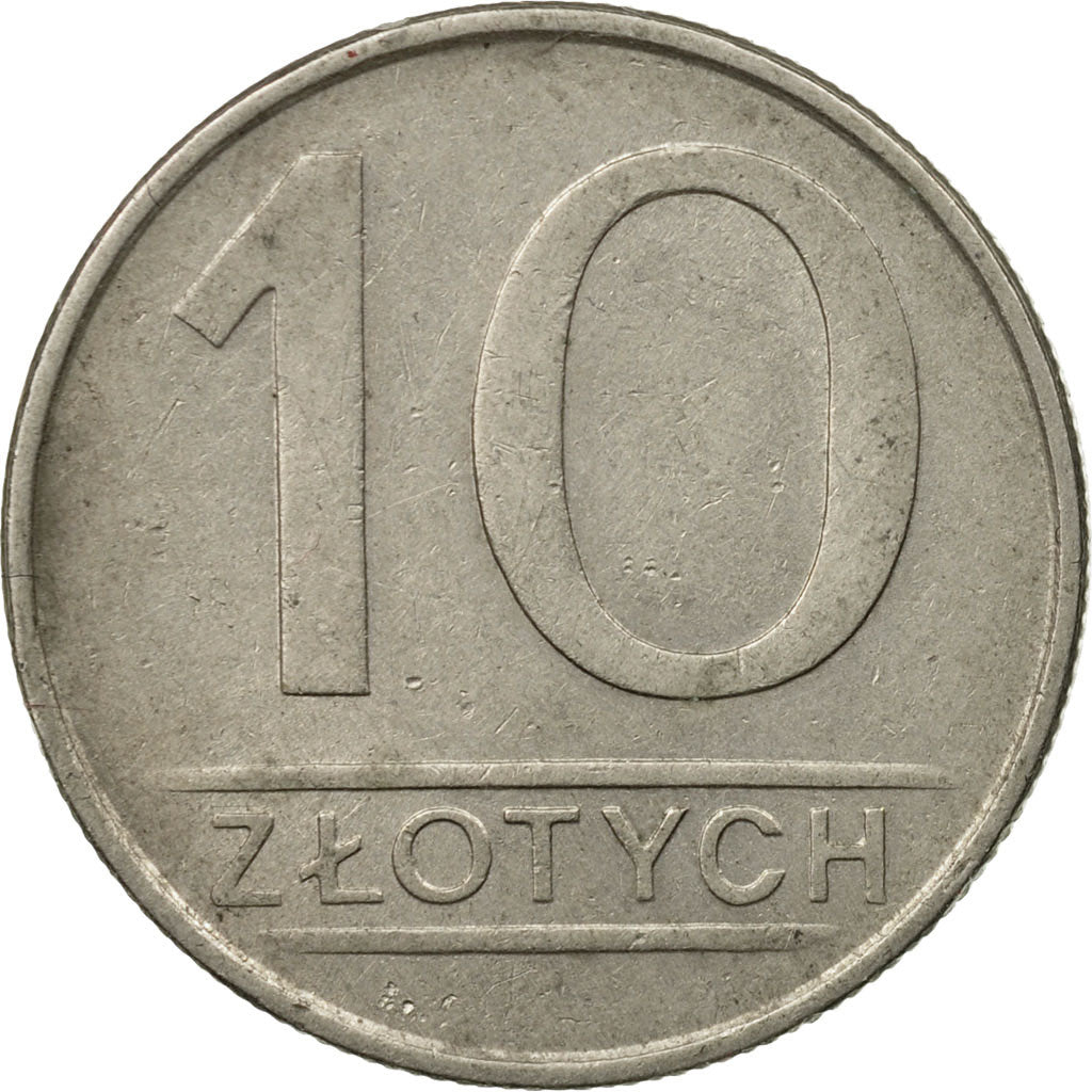 Monnaie, Pologne, 10 Zlotych, 1986, Warsaw, TTB, Copper-nickel, KM:152.1