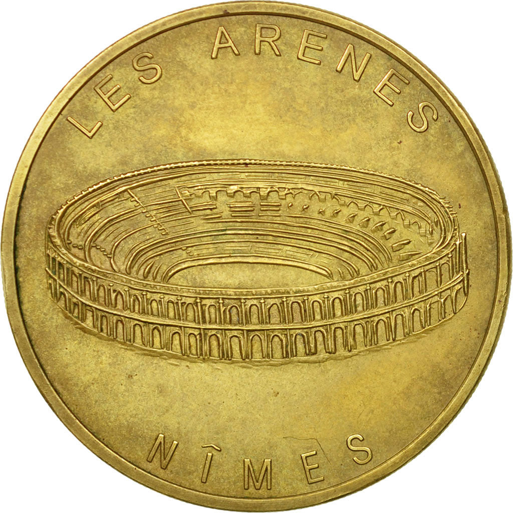Francia, Token, Touristic token, Nimes - Les Arènes n°1, 1996, MDP, MB+