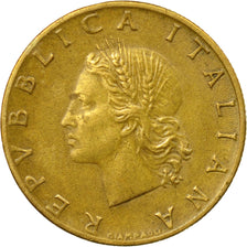 Munten, Italië, 20 Lire, 1959, Rome, ZF, Aluminum-Bronze, KM:97.1