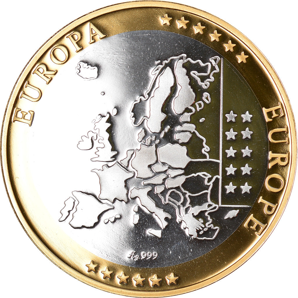 Cyprus, Medal, L'Europe, 2010, MS(64), Silver