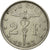 Moneda, Bélgica, 2 Francs, 2 Frank, 1923, BC+, Níquel, KM:91.1