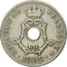 Coin, Belgium, 25 Centimes, 1908, VF(30-35), Copper-nickel, KM:62