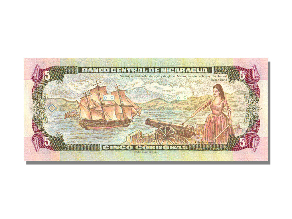 Nicaragua, 5 Cordobas, 1995, UNC(65-70)