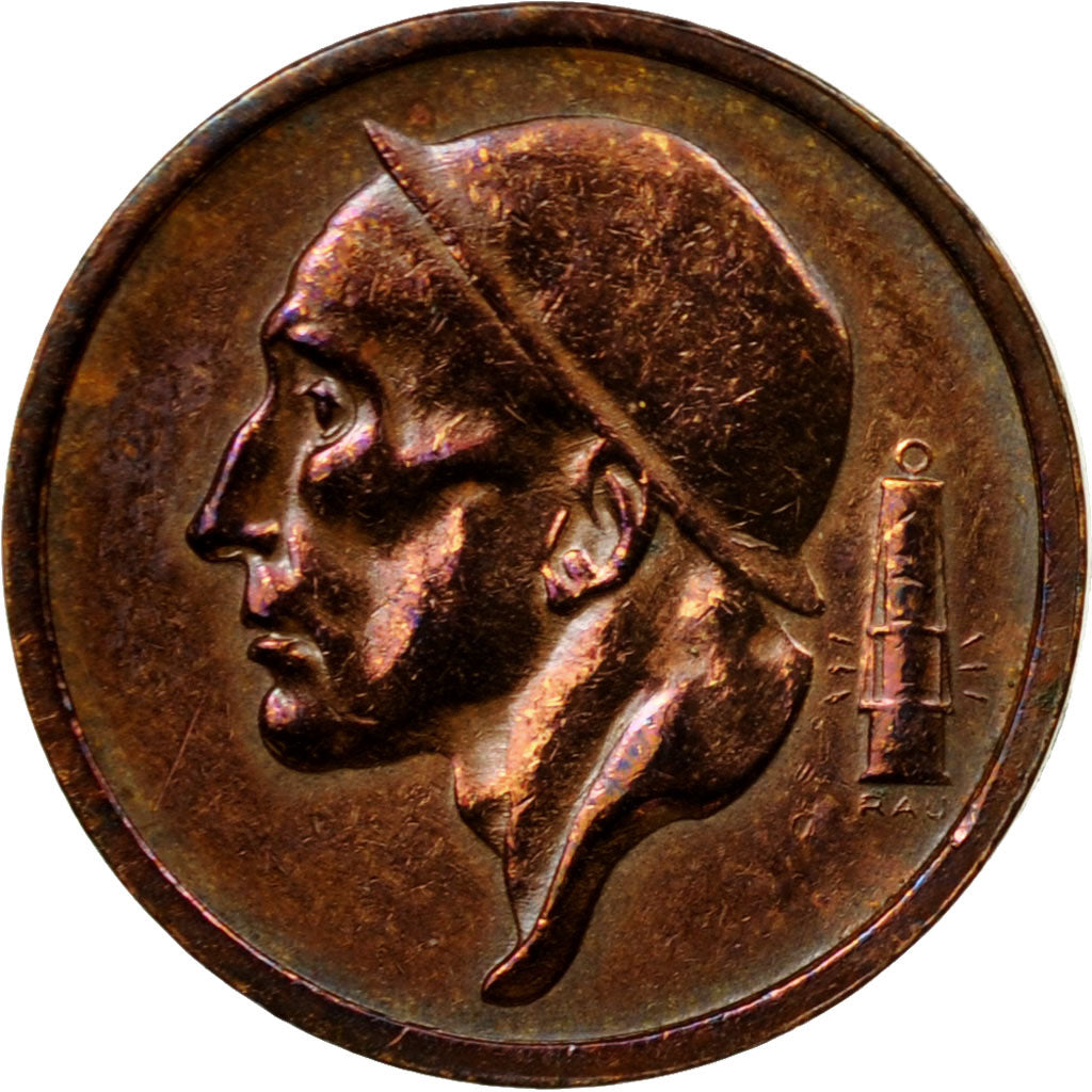 Moneta, Belgio, 20 Centimes, 1957, BB, Bronzo, KM:146