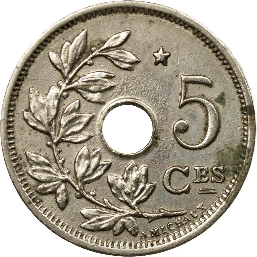 Coin, Belgium, 5 Centimes, 1932, VF(20-25), Nickel-brass, KM:93