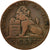 Moneda, Bélgica, Leopold I, 5 Centimes, 1851, MBC, Cobre, KM:5.2