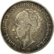 Münze, Niederlande, Wilhelmina I, 2-1/2 Gulden, 1930, S+, Silber, KM:165