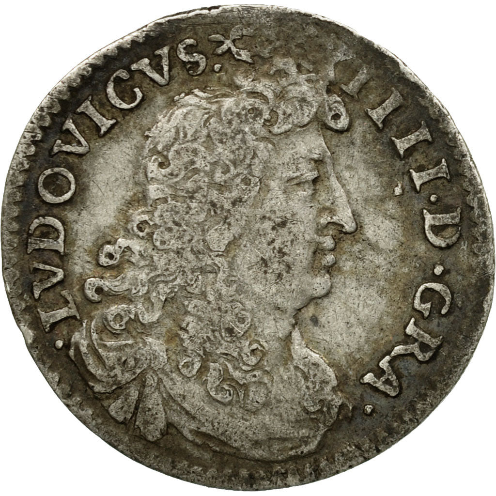 Moneta, Francia, Louis XIV, 4 Sols dits « des Traitants », 4 Sols, 1676