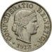 Moneda, Suiza, 5 Rappen, 1912, Bern, MBC, Cobre - níquel, KM:26