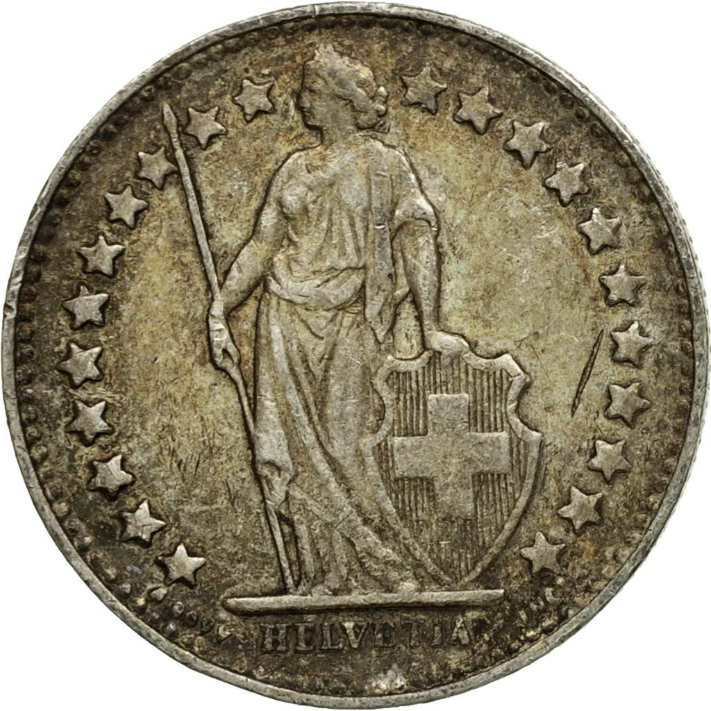 Coin, Switzerland, 1/2 Franc, 1941, Bern, VF(30-35), Silver, KM:23