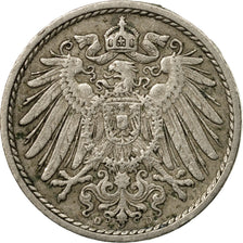 Coin, GERMANY - EMPIRE, Wilhelm II, 5 Pfennig, 1915, Munich, EF(40-45)