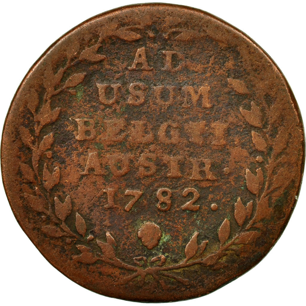 Coin, AUSTRIAN NETHERLANDS, Joseph II, Liard, Oord, 1782, Brussels, F(12-15)