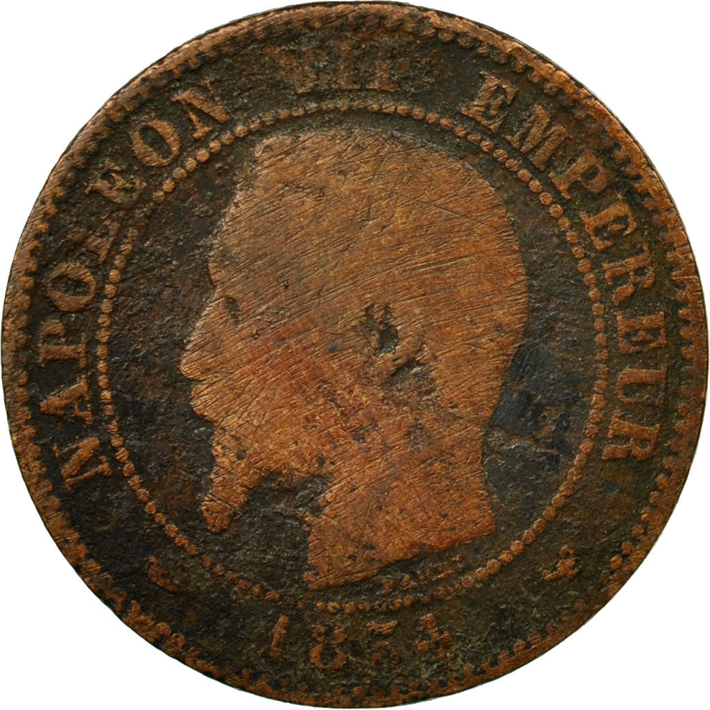Münze, Frankreich, Napoleon III, Napoléon III, 2 Centimes, 1854, Lille, SGE