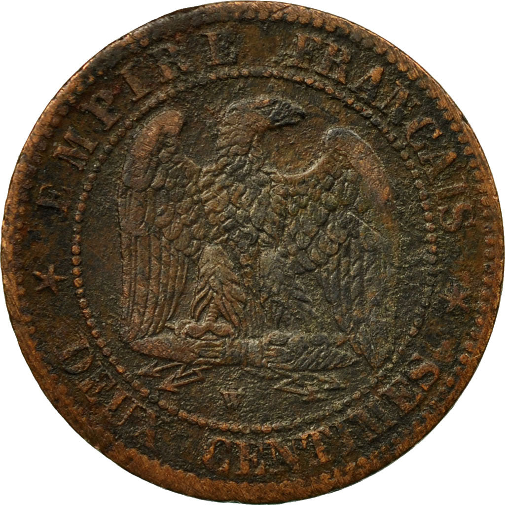 Münze, Frankreich, Napoleon III, Napoléon III, 2 Centimes, 1854, Lille, SGE