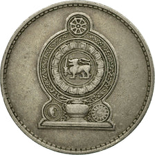 Coin, Sri Lanka, Rupee, 1972, VF(30-35), Copper-nickel, KM:136.1