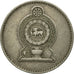 Coin, Sri Lanka, Rupee, 1972, VF(30-35), Copper-nickel, KM:136.1