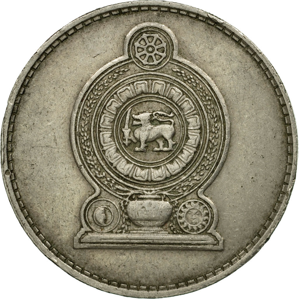 Coin, Sri Lanka, Rupee, 1978, VF(30-35), Copper-nickel, KM:136.1