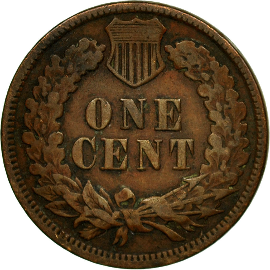 Coin, United States, Indian Head Cent, Cent, 1889, U.S. Mint, Philadelphia