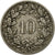 Moneda, Suiza, 10 Rappen, 1897, Bern, MBC, Cobre - níquel, KM:27