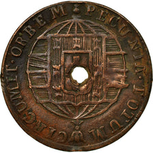 Coin, Brazil, 20 Reis, 1820, Rio de Janeiro, VG(8-10), Copper, KM:316.1