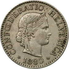 Coin, Switzerland, 10 Rappen, 1880, Bern, EF(40-45), Copper-nickel, KM:27