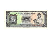 Paraguay, 5 Guaraníes, 1952, KM #195b, UNC(65-70), A