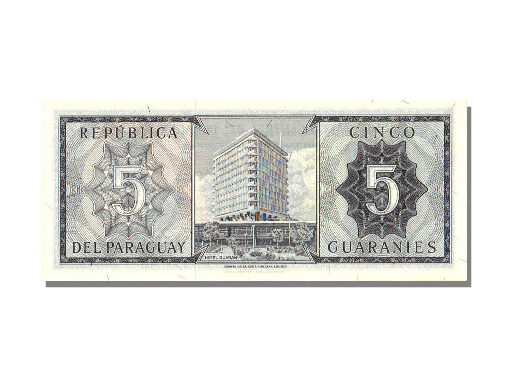 Paraguay, 5 Guaraníes, 1952, KM #195b, UNC(65-70), A