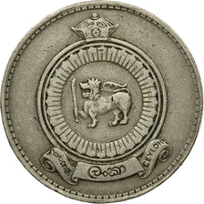 Moneta, Sri Lanka, Rupee, 1963, BB, Rame-nichel