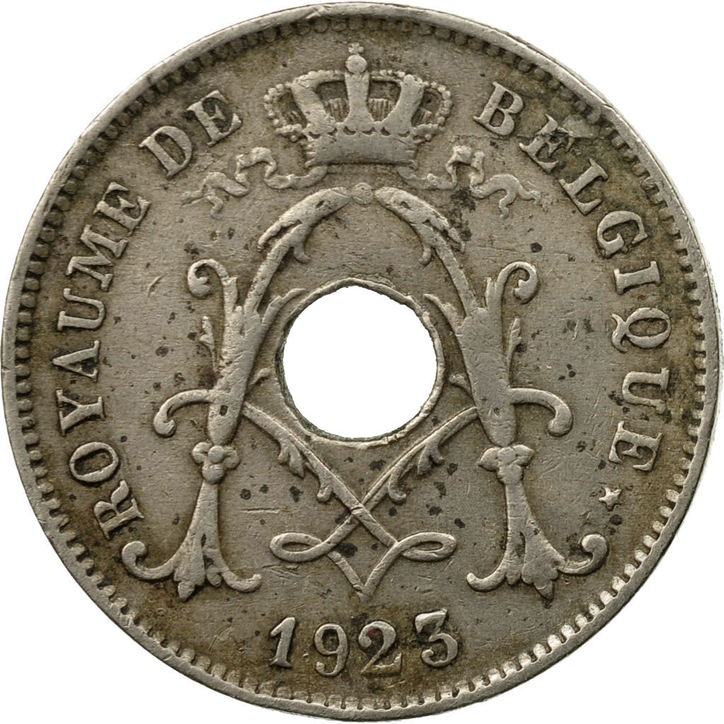 Coin, Belgium, 10 Centimes, 1923, EF(40-45), Copper-nickel, KM:52