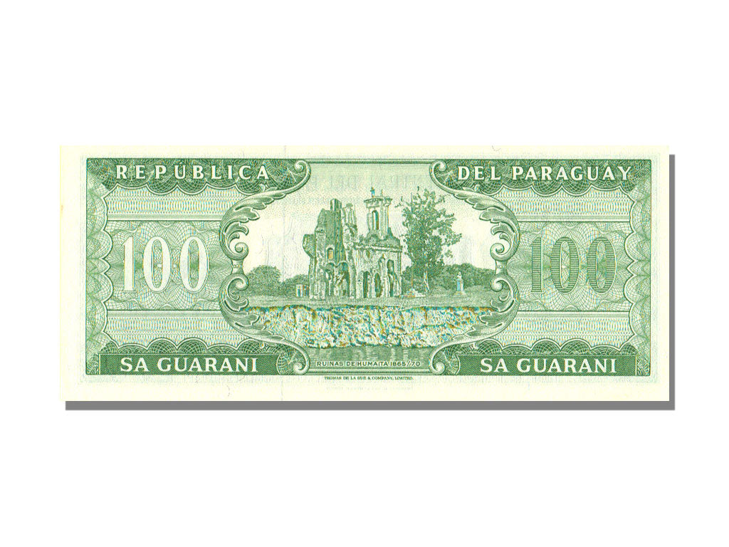 Paraguay, 100 Guaraníes, 1952, KM #205, UNC(65-70), A