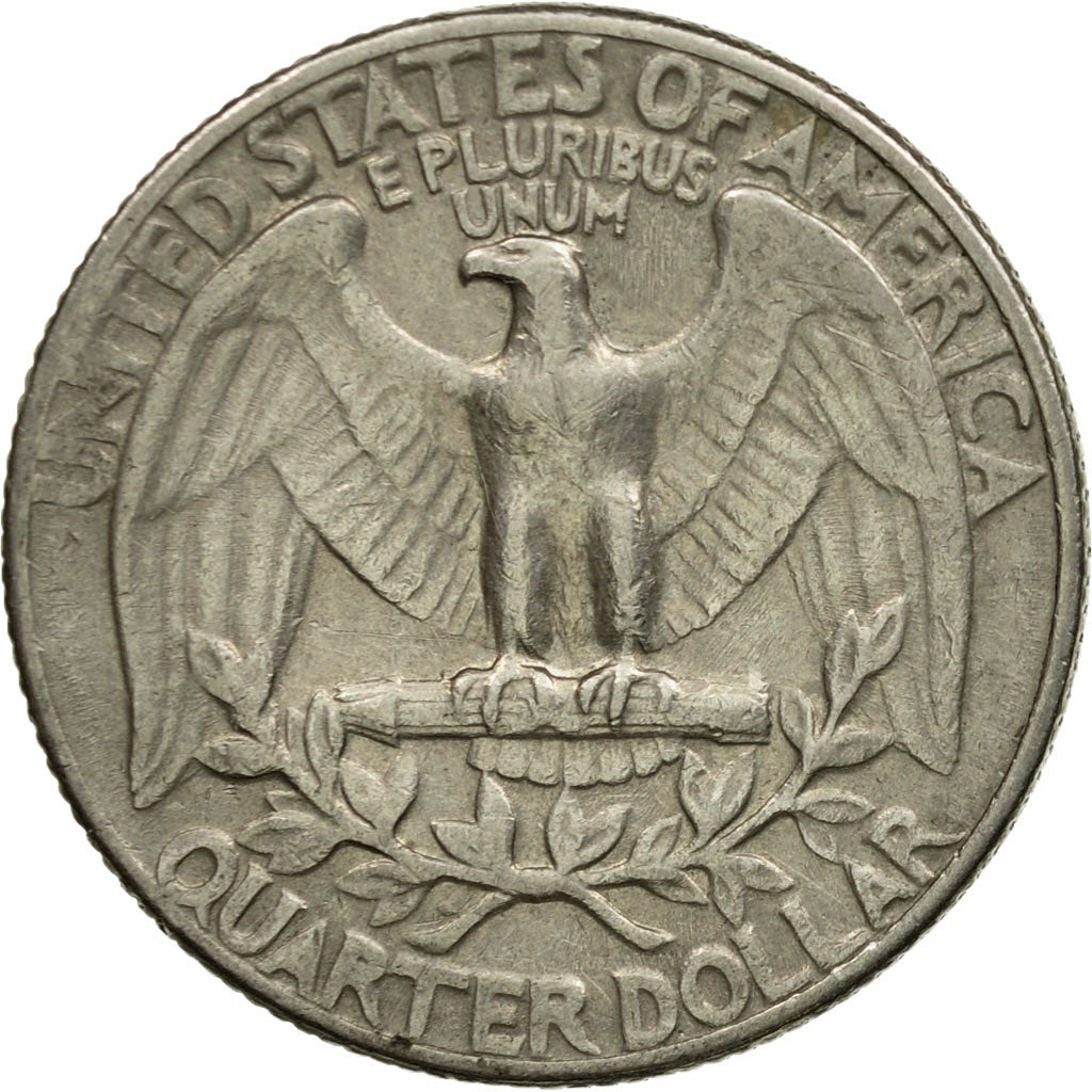 Moneta, Stati Uniti, Quarter, 1965, Philadelphia, MB+, Rame ricoperto in