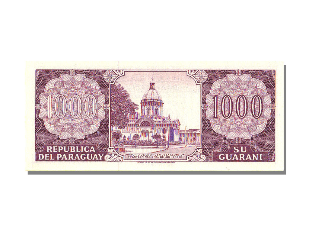 Paraguay, 1000 Guaranies, 1952, FDS