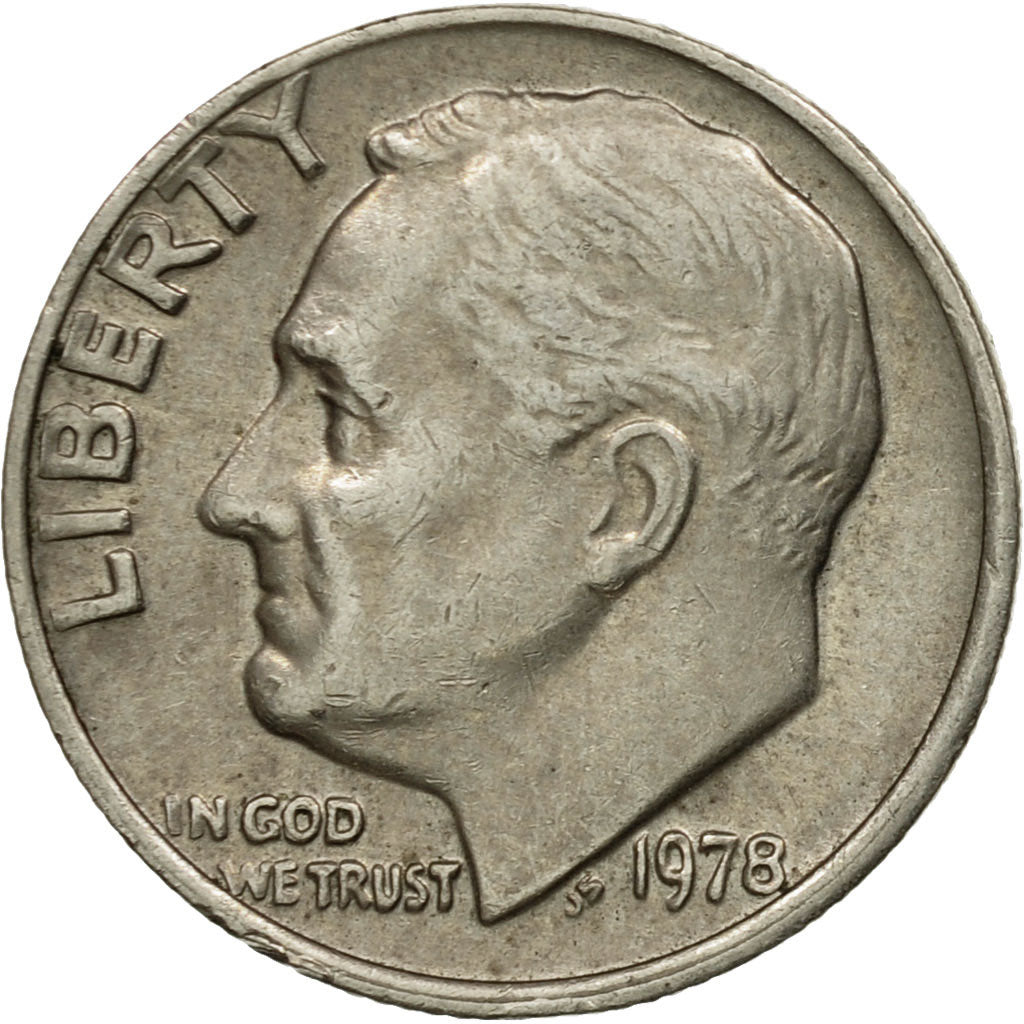 Coin, United States, Roosevelt Dime, Dime, 1978, U.S. Mint, Philadelphia
