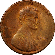 Coin, United States, Lincoln Cent, Cent, 1983, U.S. Mint, Philadelphia