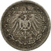 Coin, GERMANY - EMPIRE, 1/2 Mark, 1909, Berlin, EF(40-45), Silver, KM:17