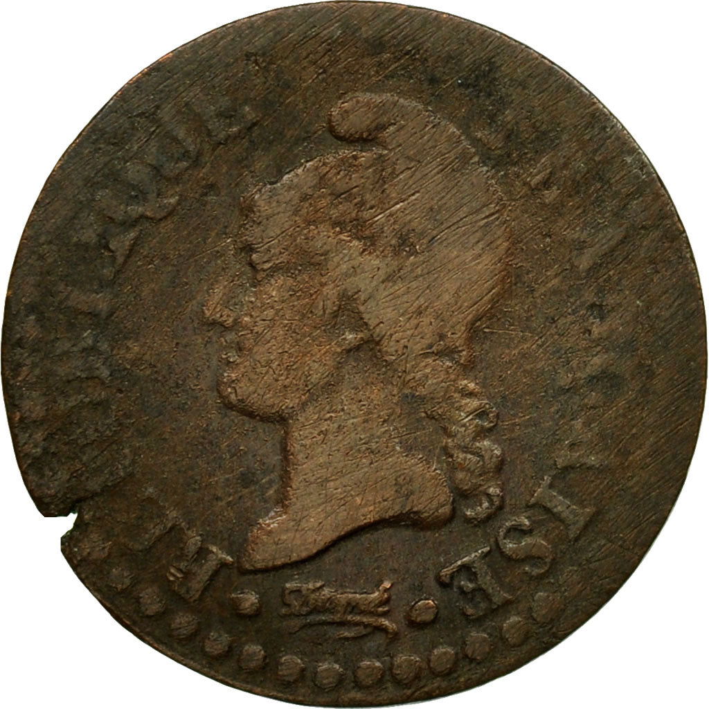 Coin, France, Dupré, Centime, AN 7, Paris, VG(8-10), Bronze, KM:646, Le