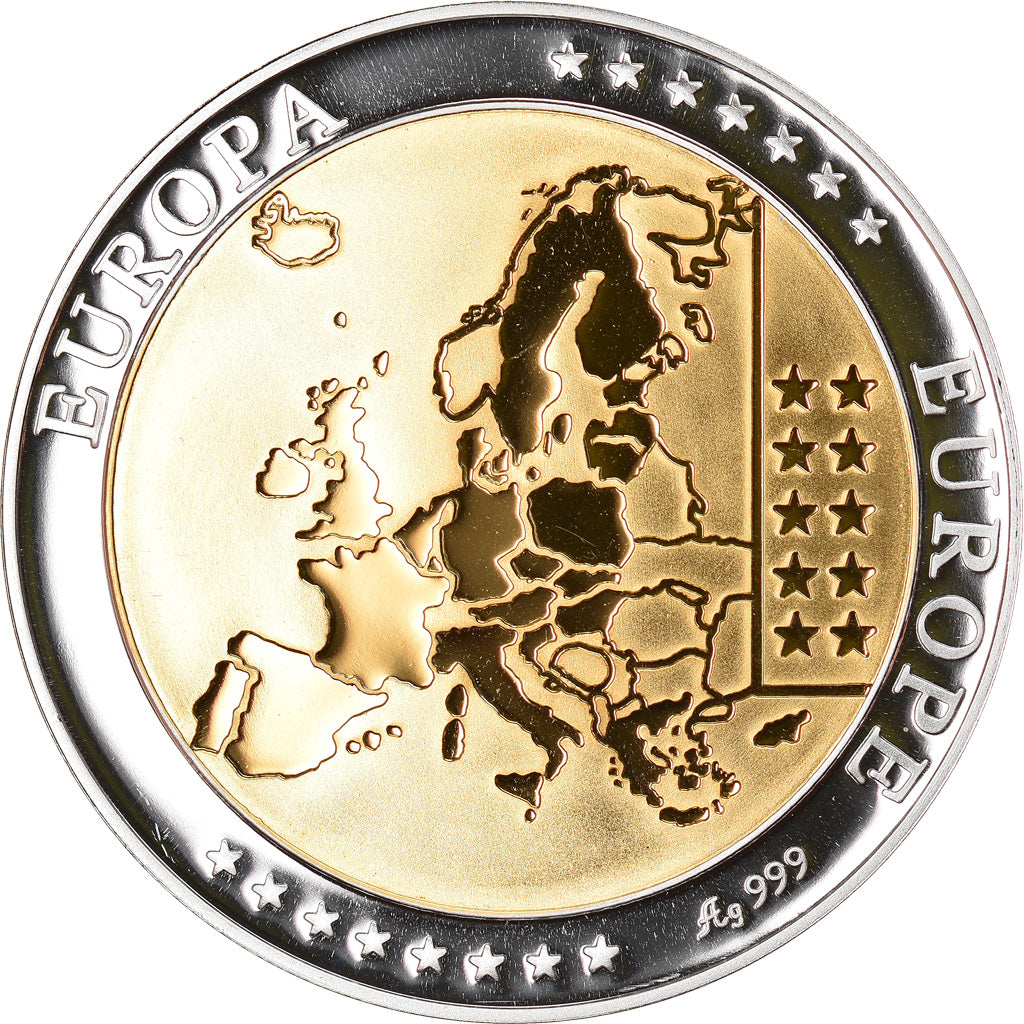 Malta, Medal, L'Europe, MS(65-70), Silver