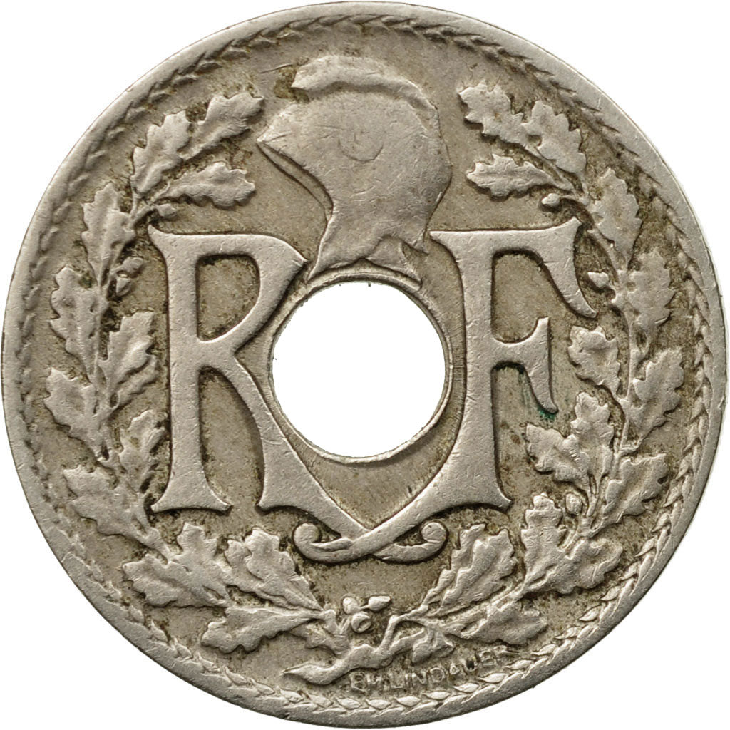 Munten, Frankrijk, Lindauer, 10 Centimes, 1928, Paris, FR, Copper-nickel