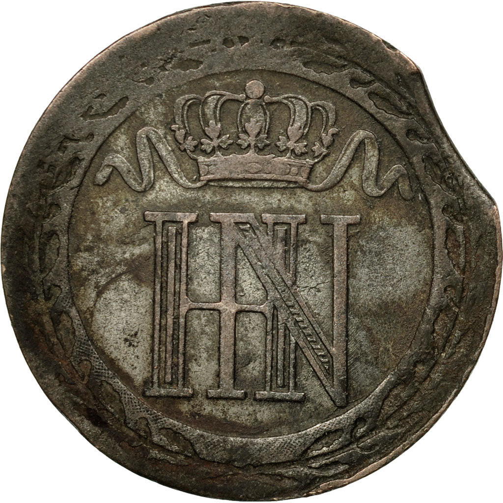 Coin, German States, WESTPHALIA, Jerome, 20 Centimes, 1810, VG(8-10), Silver
