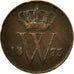 Moneta, Paesi Bassi, William III, Cent, 1873, BB, Rame, KM:100