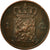 Moneta, Holandia, William III, Cent, 1873, EF(40-45), Miedź, KM:100