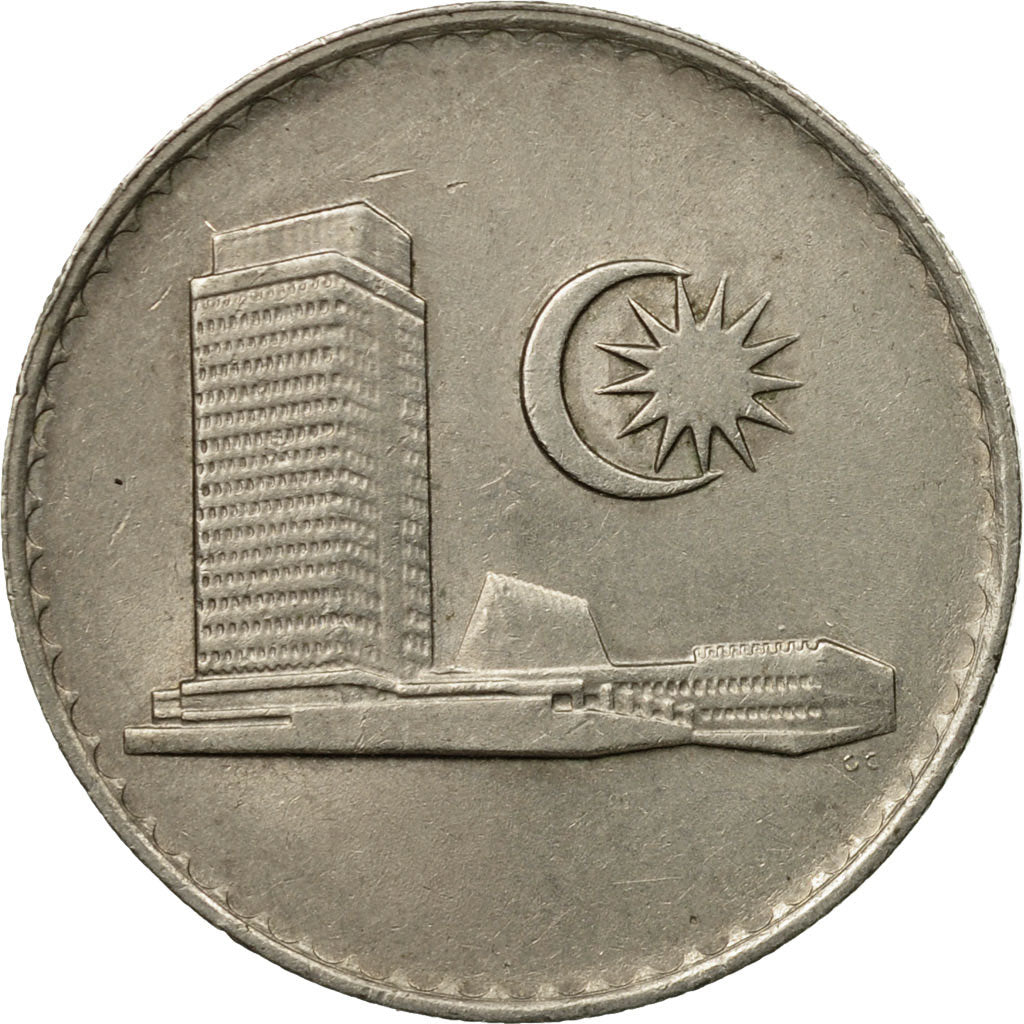 Coin, Malaysia, 20 Sen, 1981, Franklin Mint, EF(40-45), Copper-nickel, KM:4