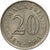 Moneta, Malezja, 20 Sen, 1981, Franklin Mint, EF(40-45), Miedź-Nikiel, KM:4