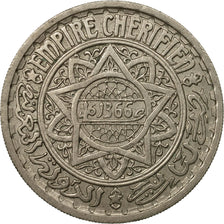 Coin, Morocco, Mohammed V, 20 Francs, 1366, Paris, VF(30-35), Copper-nickel