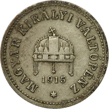 Münze, Ungarn, Franz Joseph I, 10 Filler, 1915, Budapest, S+