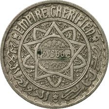 Coin, Morocco, Mohammed V, 10 Francs, 1366, Paris, VF(30-35), Copper-nickel