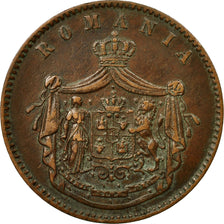 Coin, Romania, Carol I, 10 Bani, 1867, EF(40-45), Copper, KM:4.2